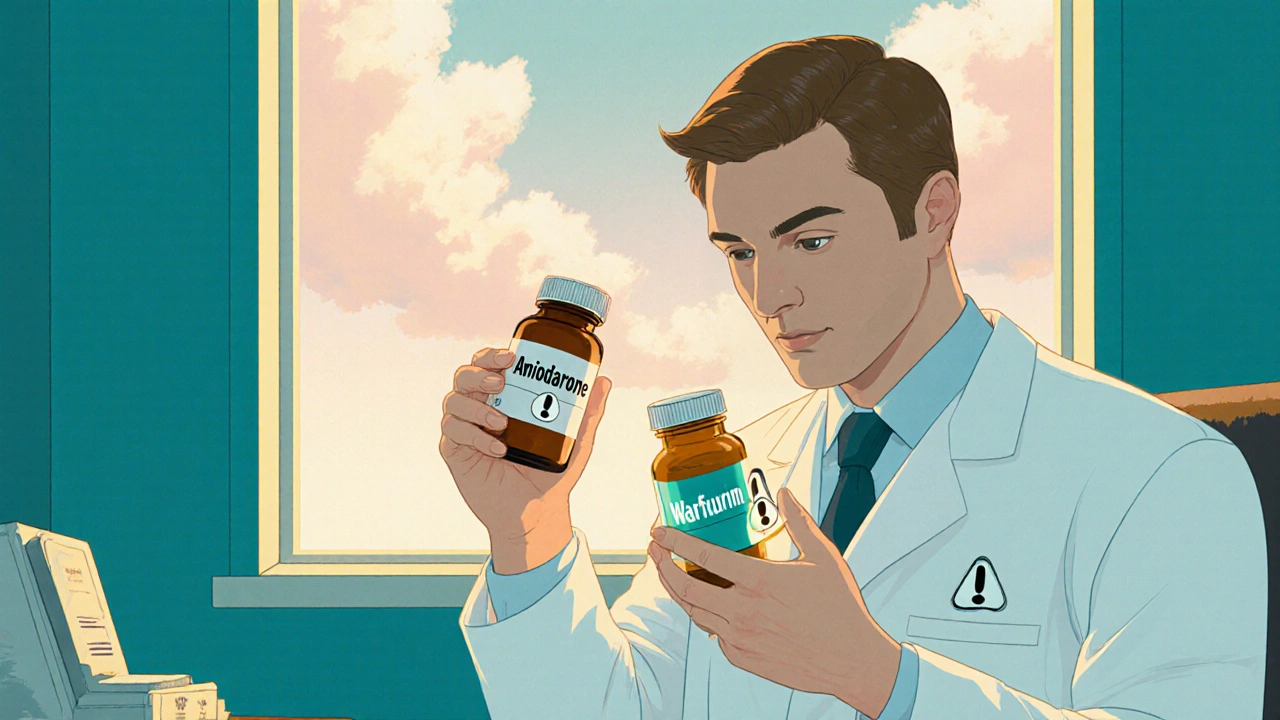 Amiodarona, Digoxina y Warfarina: Guía para manejar la interacción peligrosa