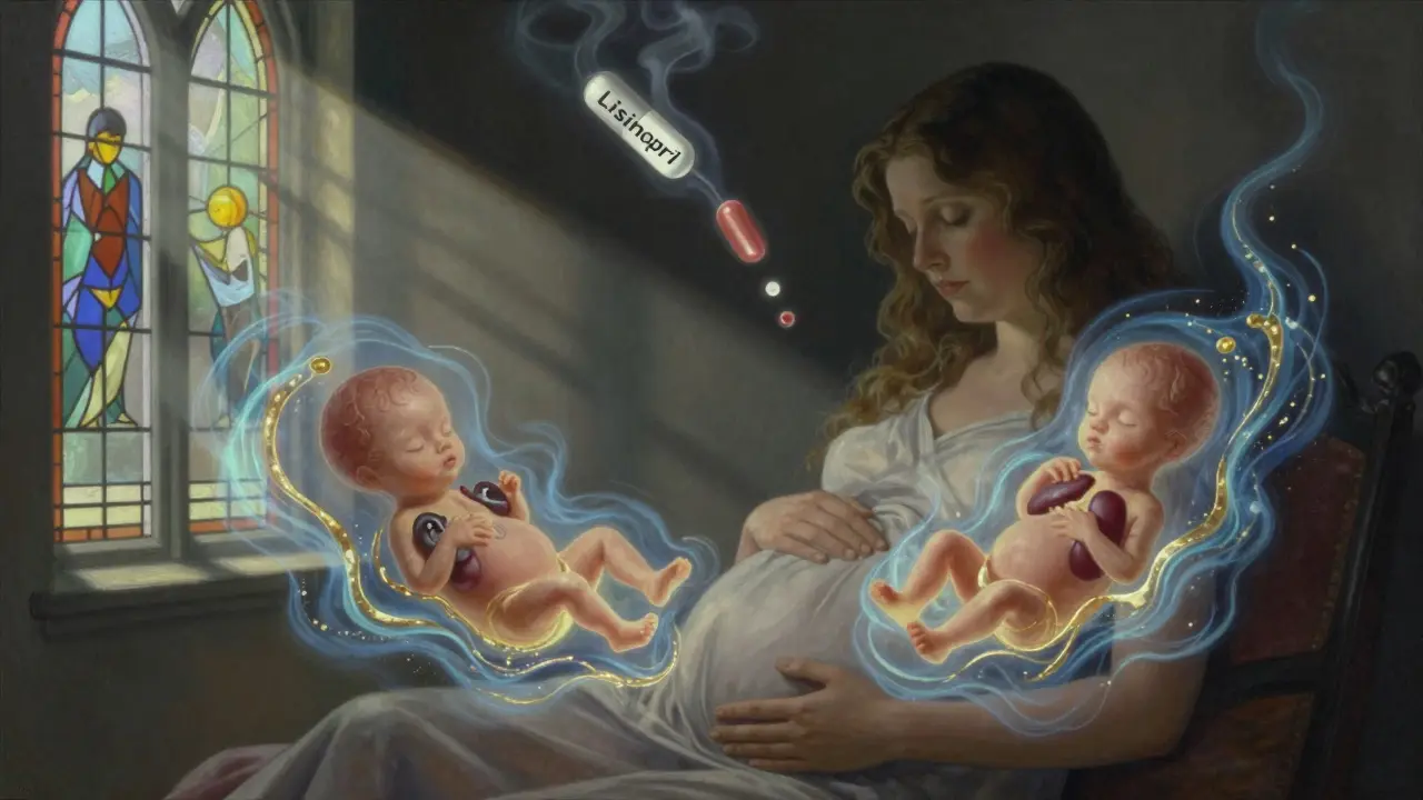 Embarazo y inhibidores de la ECA o bloqueadores de los receptores de angiotensina: riesgos fetales y alternativas seguras