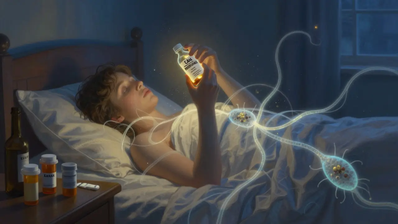 Valeriana y medicamentos sedantes: riesgo de depresión aditiva del sistema nervioso central