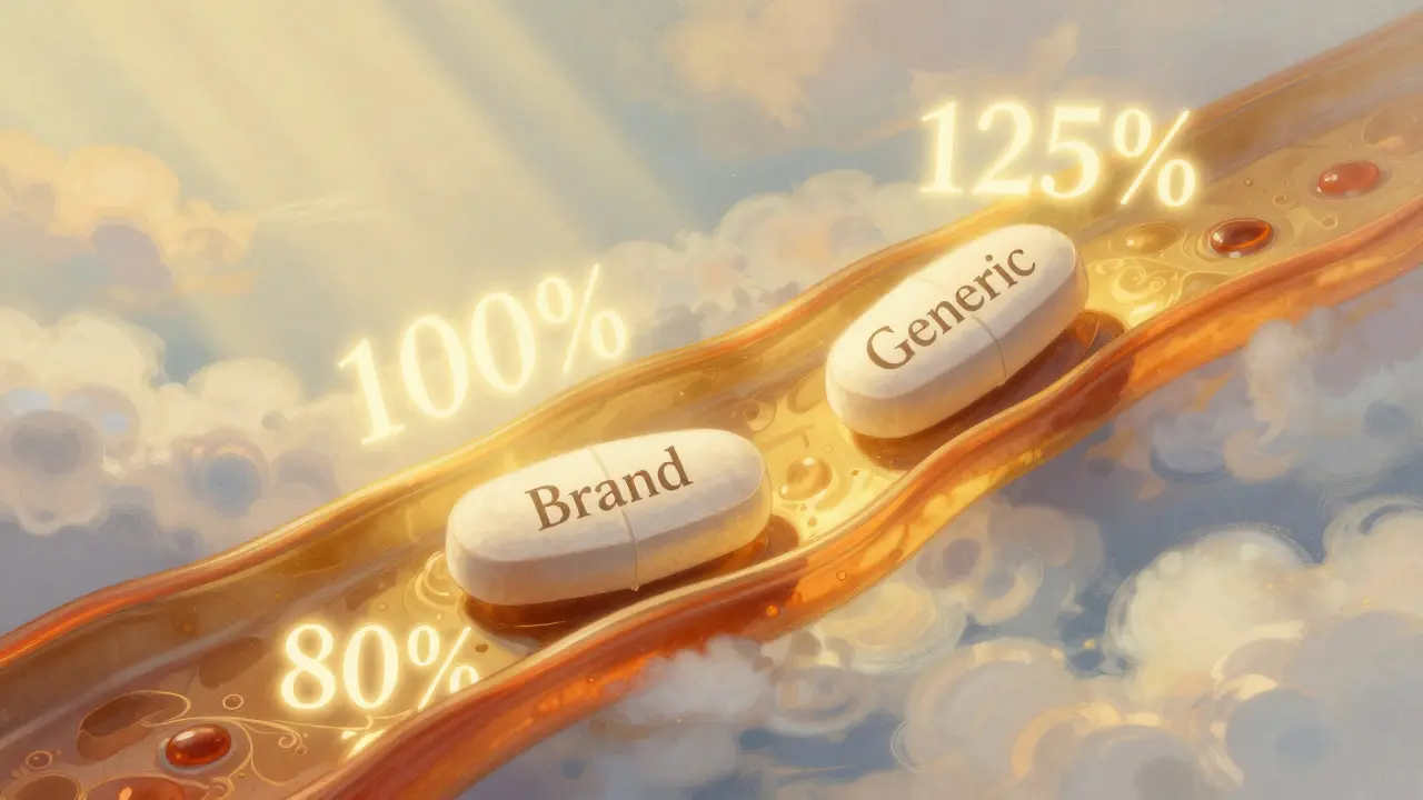 Tasas de absorción de medicamentos genéricos: qué significa la regla del 80-125%