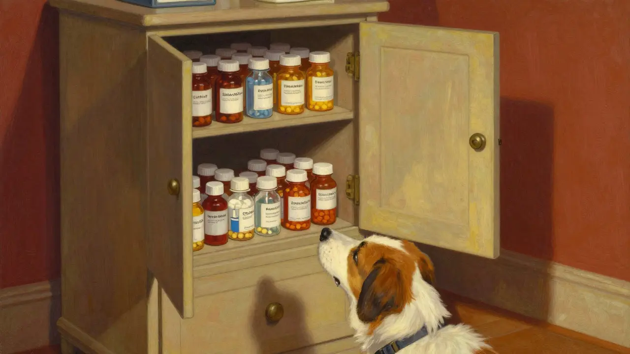 Almacenamiento seguro y uso veterinario del medicamento