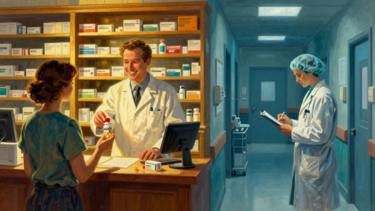 Farmacia de retail vs hospitalaria: diferencias clave en la sustitución de medicamentos